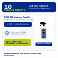 PRO 3D Service Credits