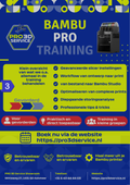 PRO 3D Service Academy - Bambu Pro - Gevorderd