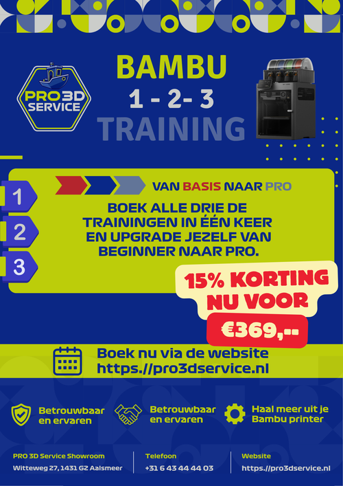 PRO 3D Service Academy - Bambu Basis - Beginner