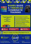 PRO 3D Service Academy - Bambu Plus + Tinkercad Basis in Aalsmeer