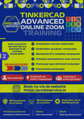 PRO 3D Service Academy - Online Zoom - Tinkercad Advanced (gevorderden)